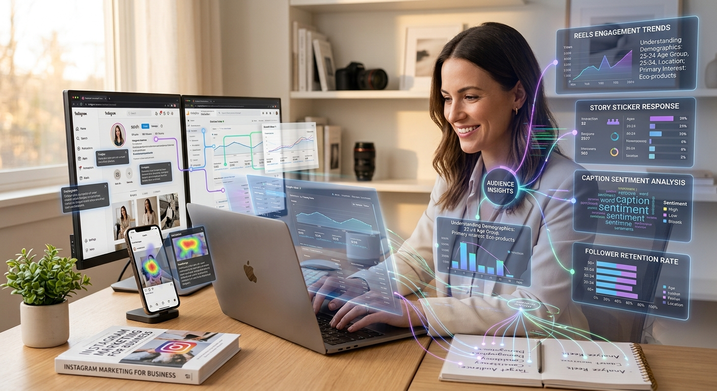 Instagram marketing for beginners using analytics and audience insights